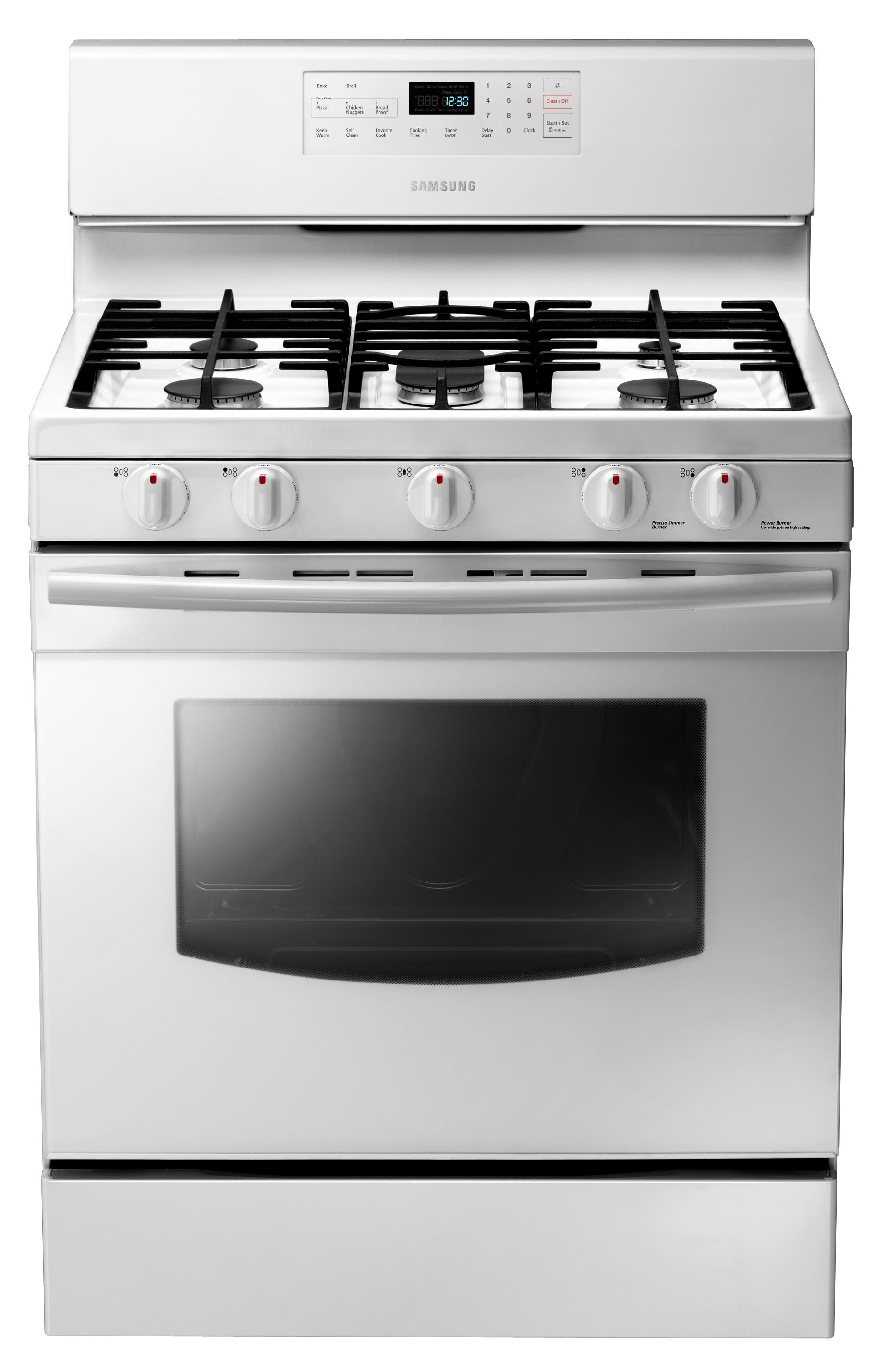 Samsung Appliances 30" Freestanding Gas Range with Fiver Burner Cooktop